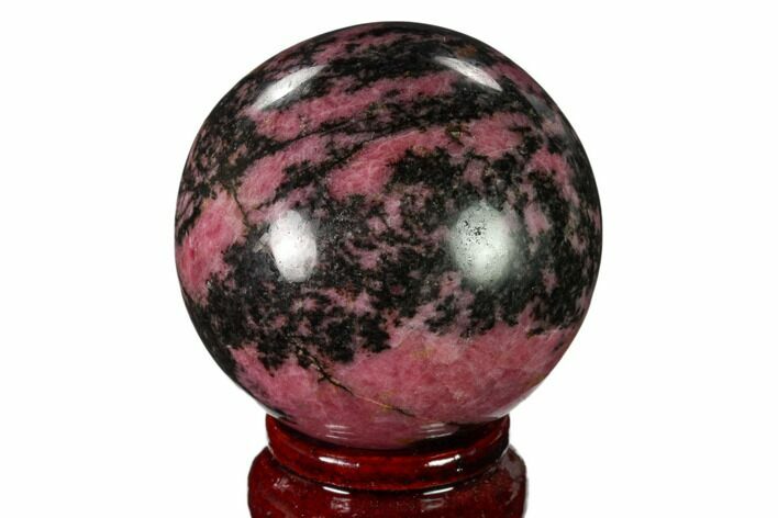 Beautiful, Rhodonite Sphere - Madagascar #157979